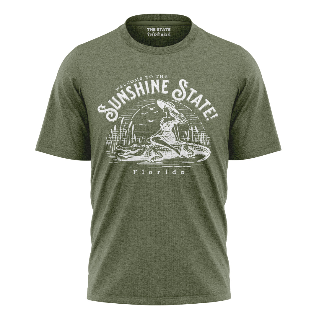 Welcome to Florida Sunshine State Alligator Shirt