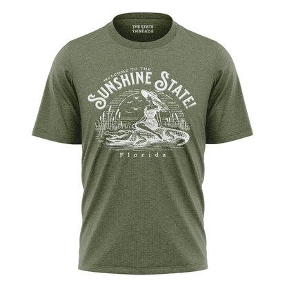 Welcome to Florida Sunshine State Alligator Shirt