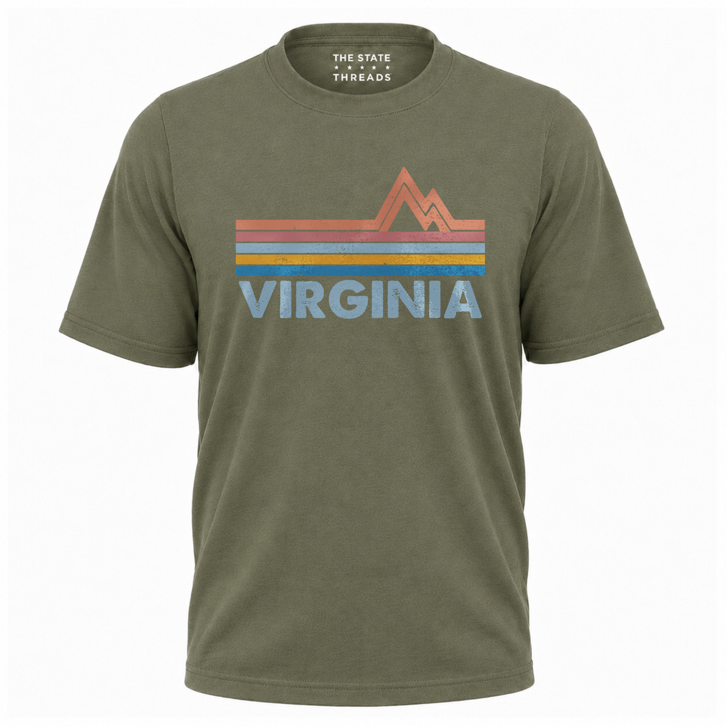 Virginia Mountain Retro State Pride Travel Shirt