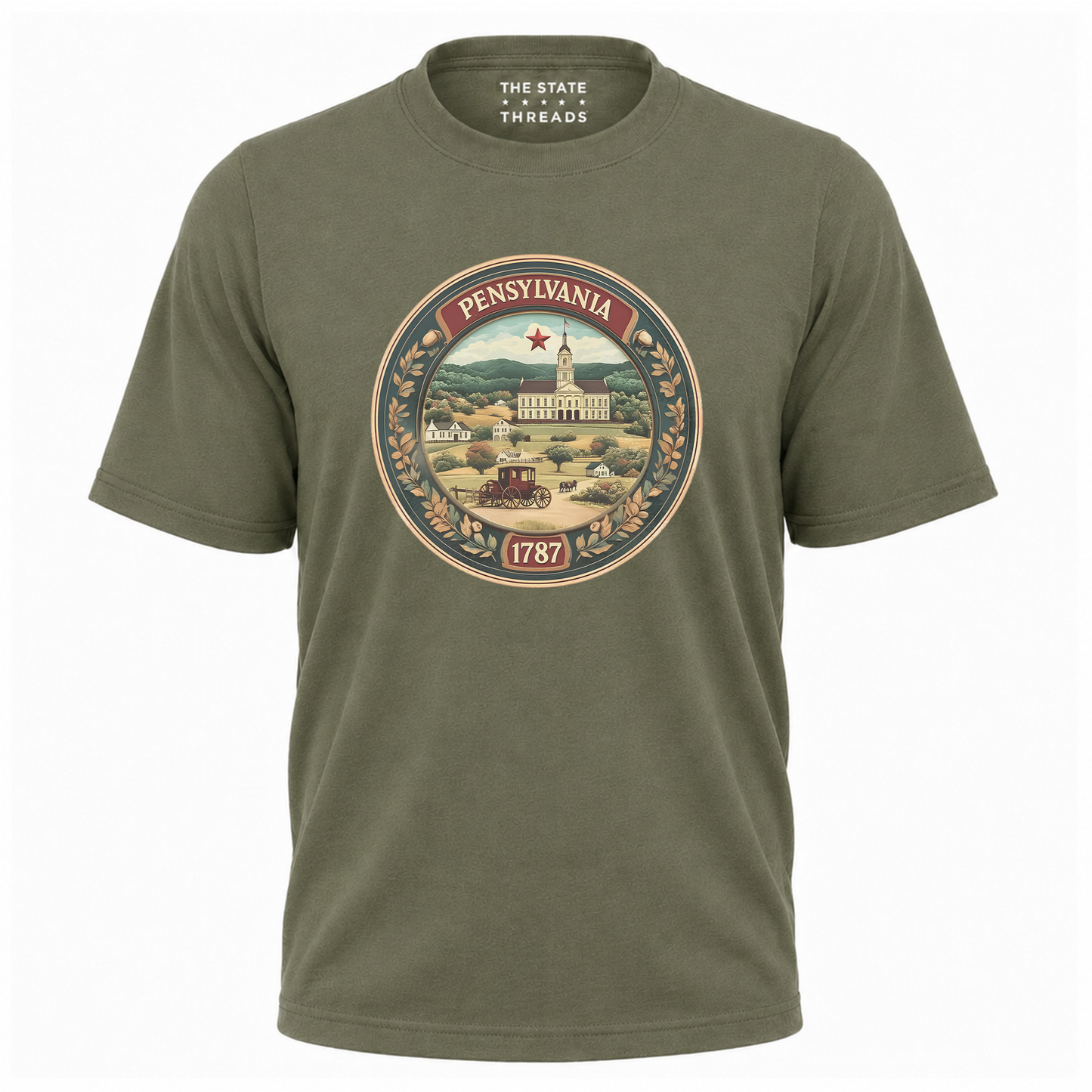 Pennsylvania 1787 Historic Landmark Mountain Shirt