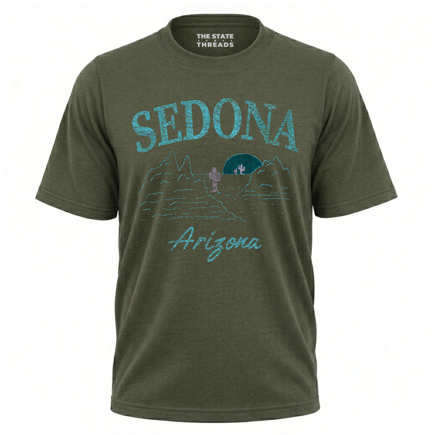 Sedona Arizona Red Rock Desert Sunset Vintage Shirt