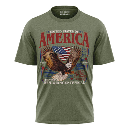 America 250 Years Semiquincentennial Eagle Shirt
