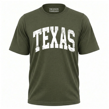 Texas Retro Distressed Vintage State Pride Shirt