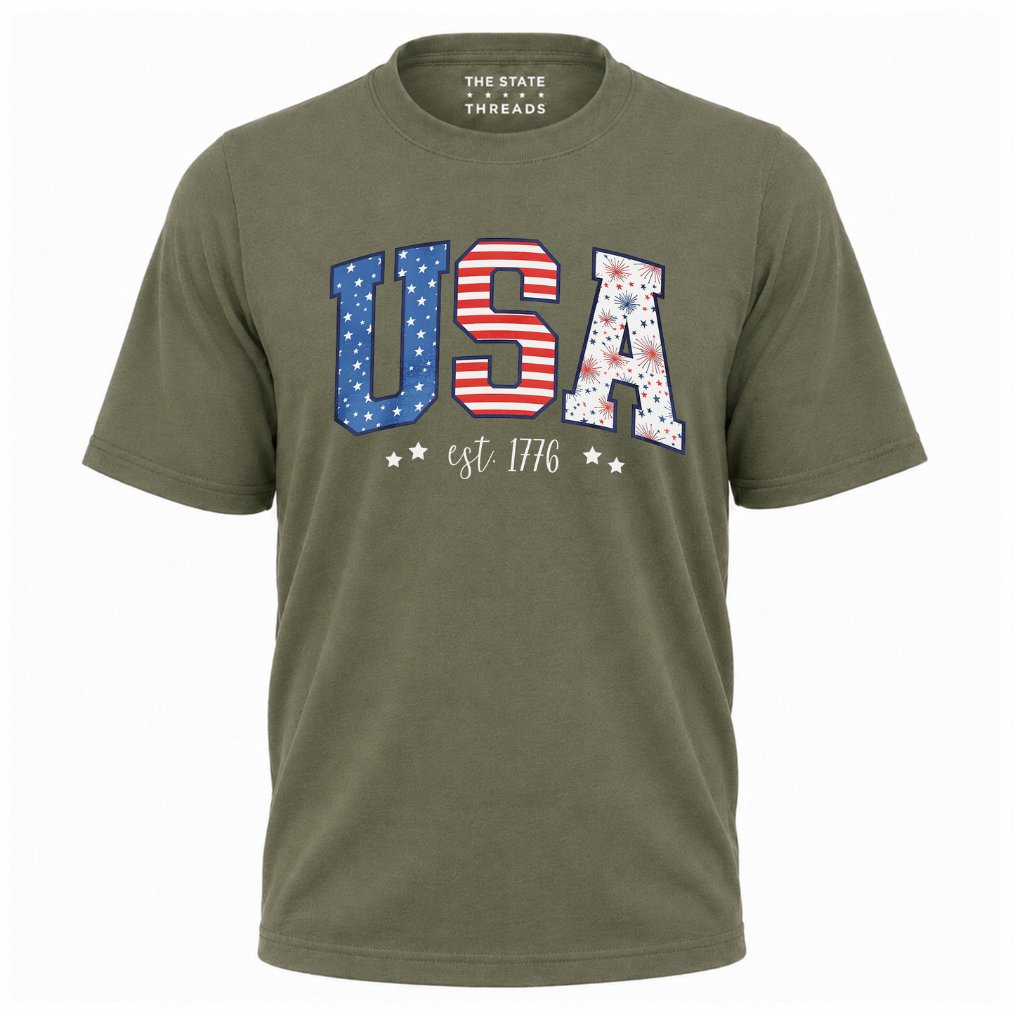 America Stars Stripes USA Est 1776 Shirt