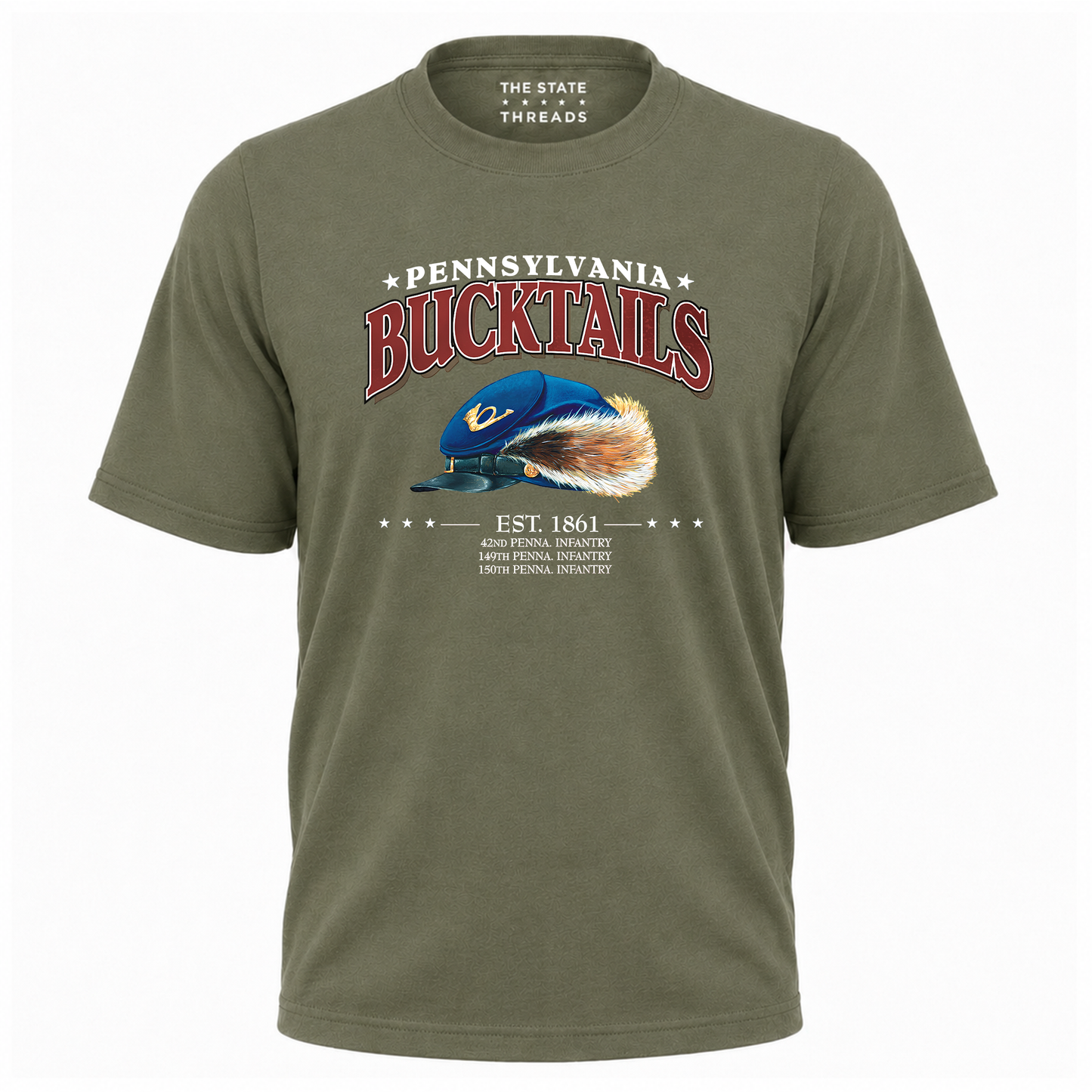 Pennsylvania Bucktails Civil War Est 1861 Shirt