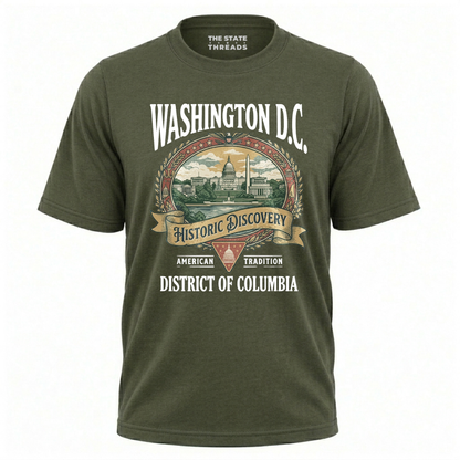 Washington DC Historic Discovery American Tradition Shirt