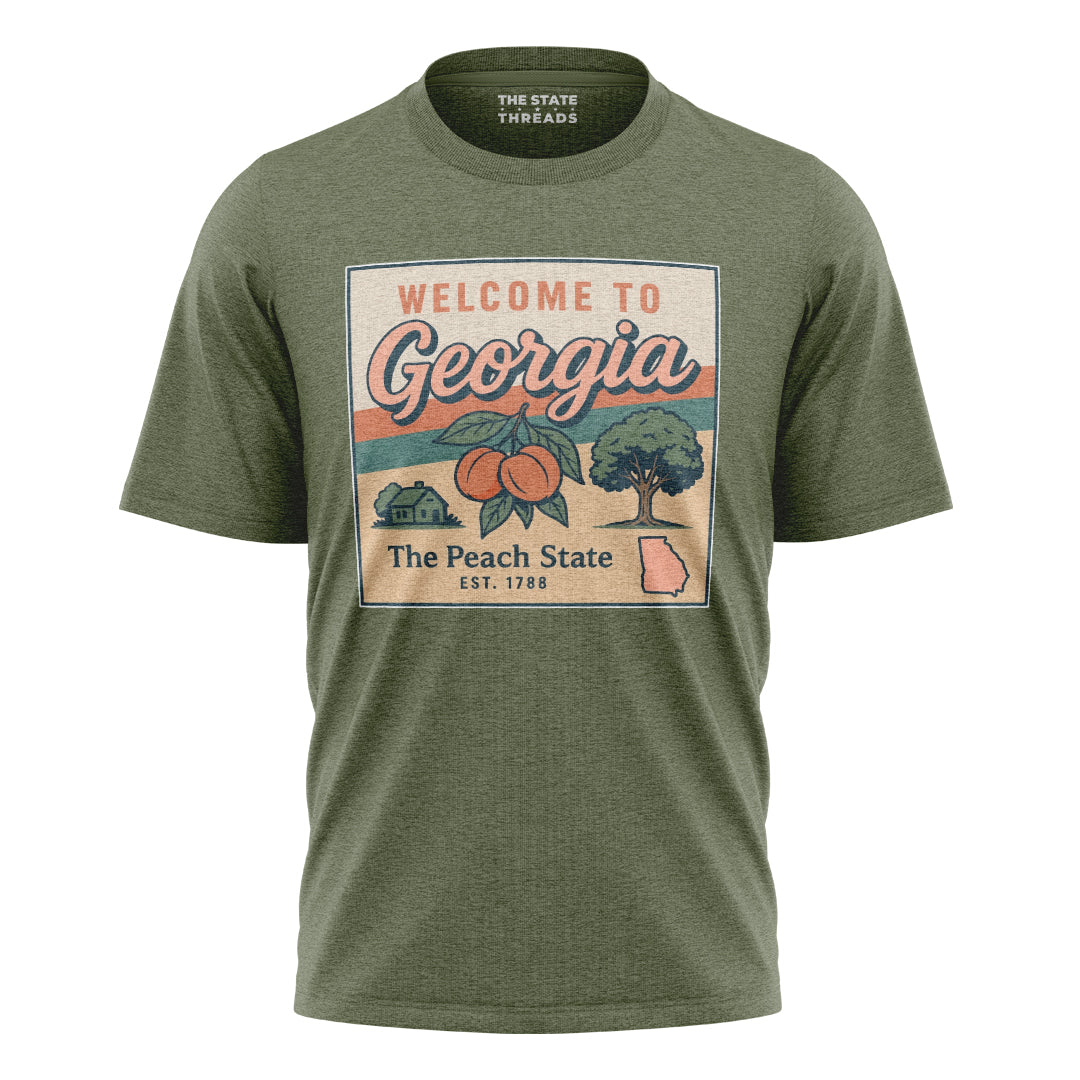 Georgia Peach State Welcome Vintage Shirt