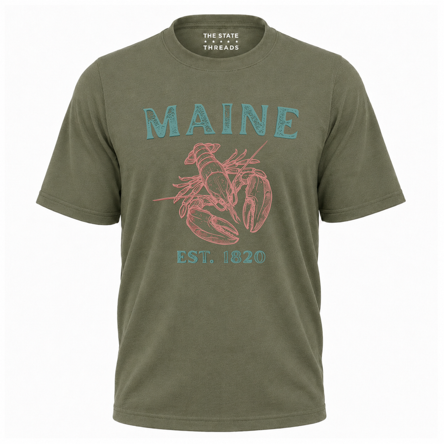 Maine Lobster Est 1820 Coastal Heritage Shirt