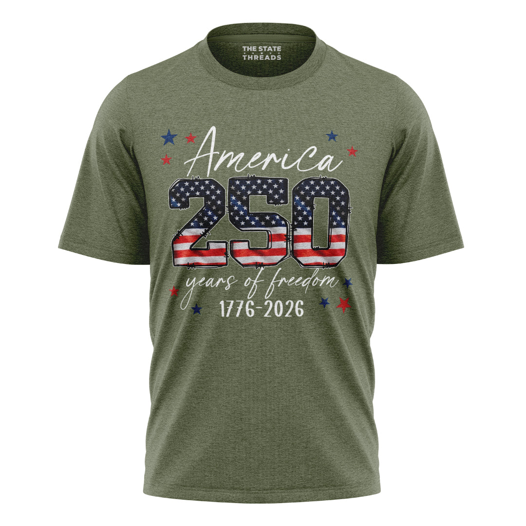 America 250 Years Freedom Anniversary Shirt