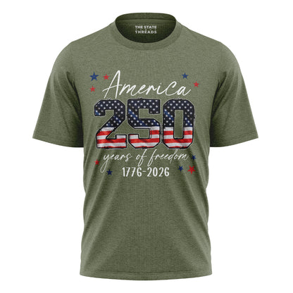America 250 Years Freedom Anniversary Shirt