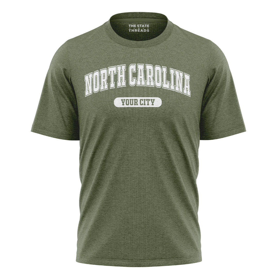 North Carolina Custom City Varsity State Pride Shirt