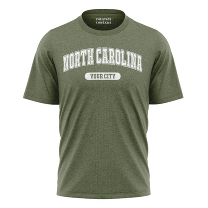 North Carolina Custom City Varsity State Pride Shirt