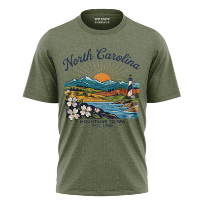 North Carolina Mountains to Sea Shirt