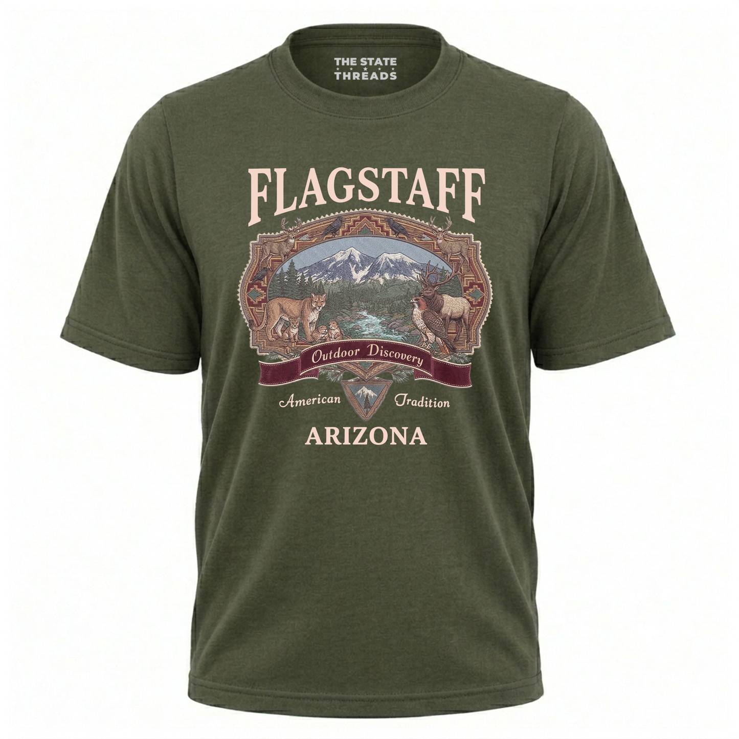 Flagstaff Arizona Mountain Wildlife Outdoor Discovery Shirt