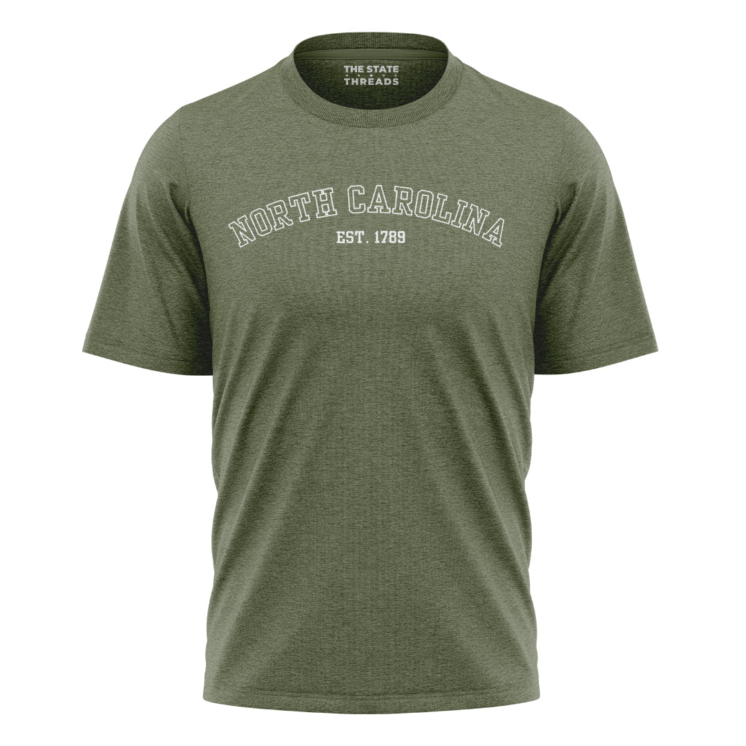 North Carolina EST 1789 Varsity Style Shirt