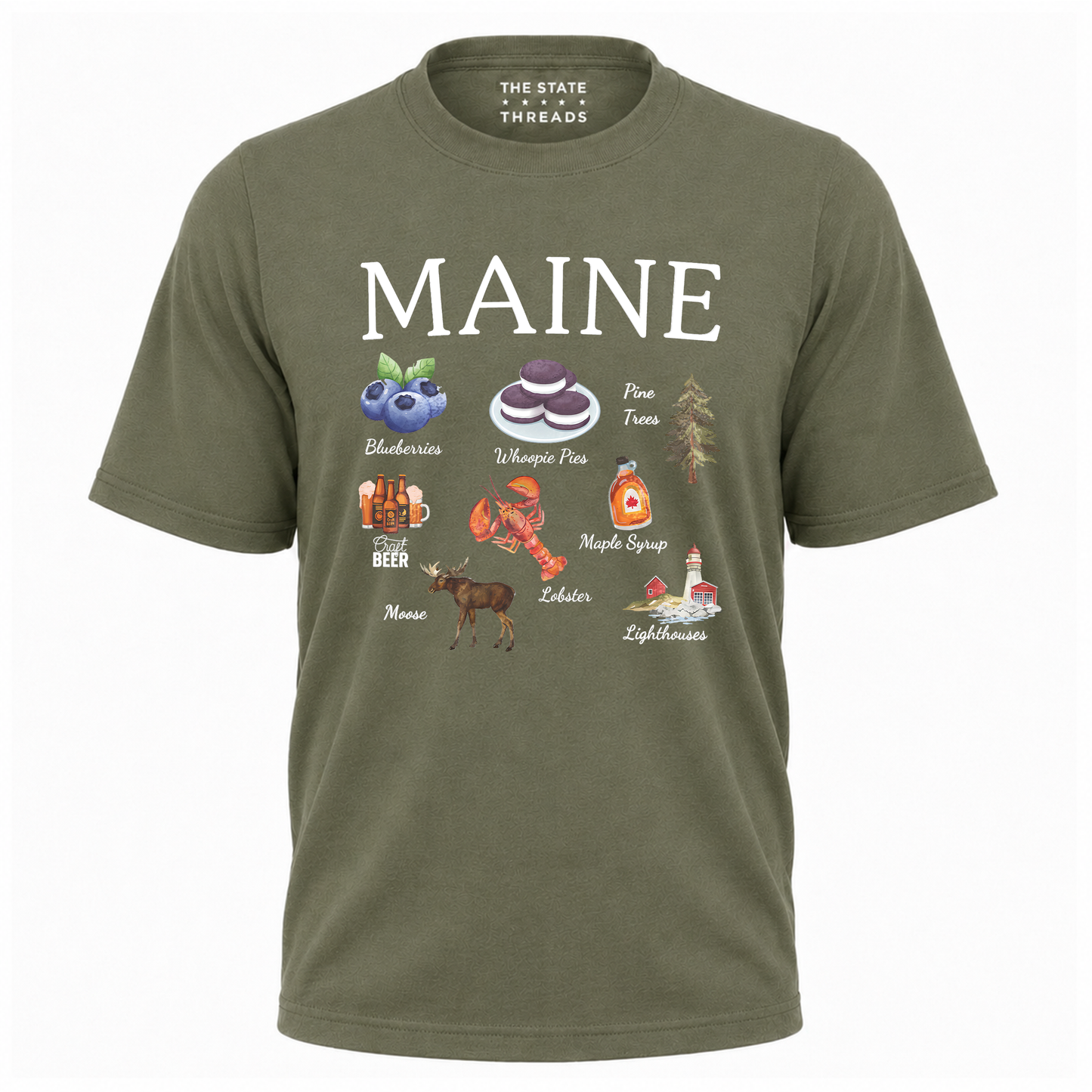 Maine Icons State Pride Shirt