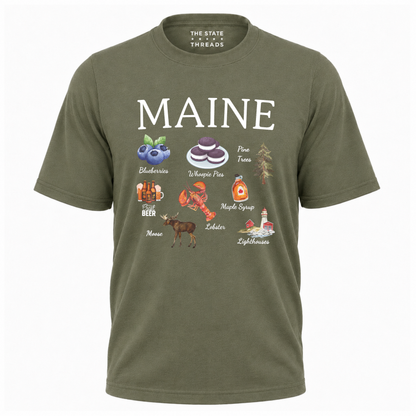 Maine Icons State Pride Shirt