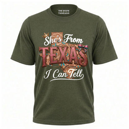 She's From Texas I Can Tell Western Shirt