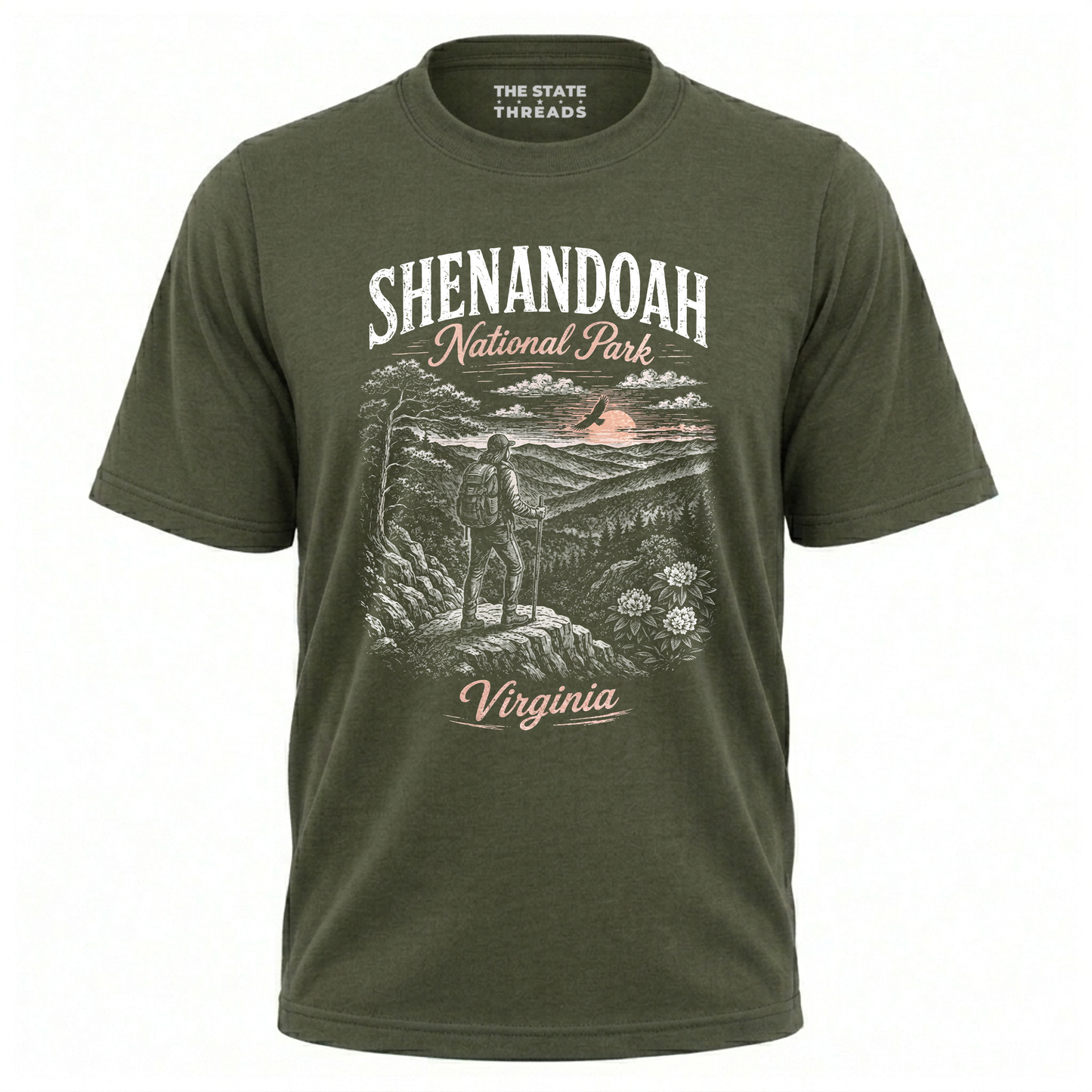 Shenandoah National Park Virginia Vintage Hiking Shirt