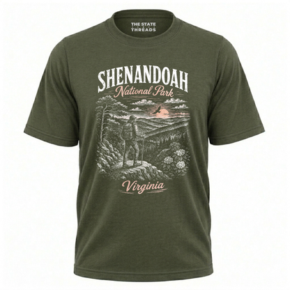 Shenandoah National Park Virginia Vintage Hiking Shirt