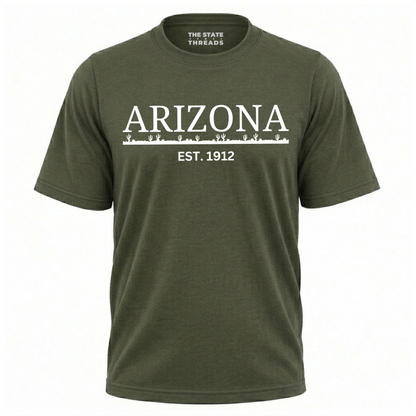 Arizona Est 1912 Cactus Horizon Desert Shirt