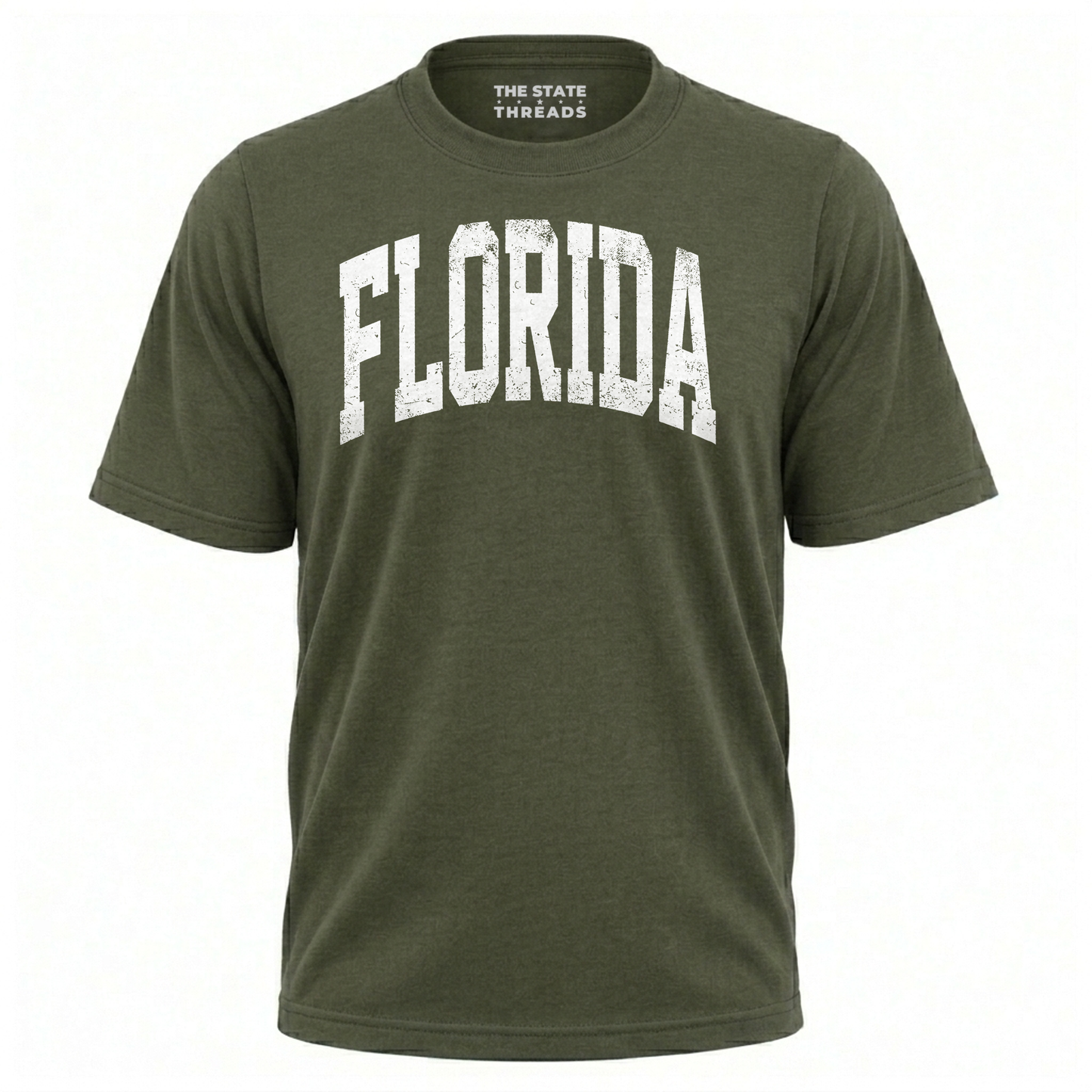 Florida Sunshine State Retro Distressed Varsity Shirt