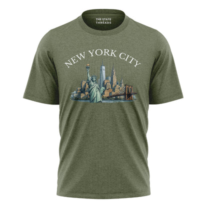 New York City Landmarks Vintage Souvenir Shirt