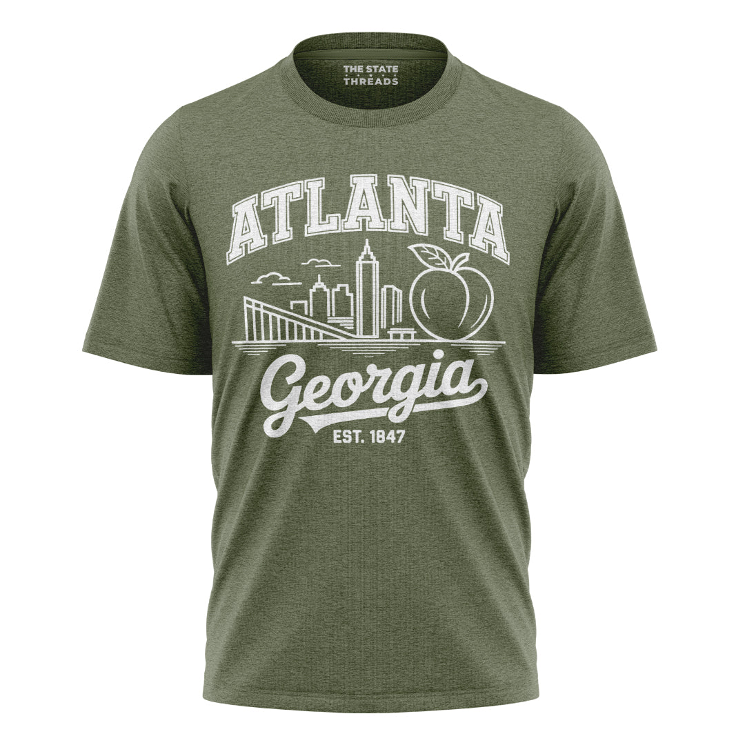 Atlanta Georgia Skyline Peach State Souvenir Shirt