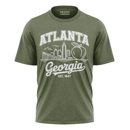 Atlanta Georgia Skyline Peach State Souvenir Shirt