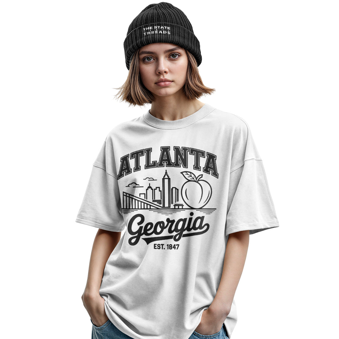 Atlanta Georgia Skyline Peach State Souvenir Shirt