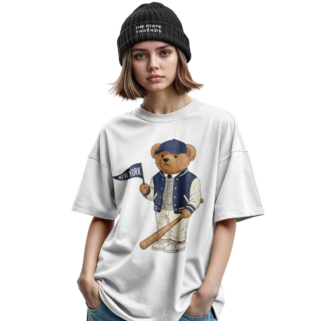 New York Baseball Bear Shirt