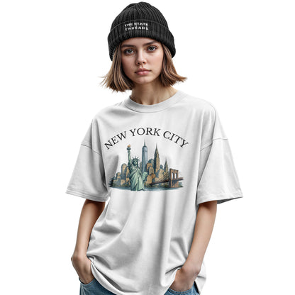 New York City Landmarks Vintage Souvenir Shirt