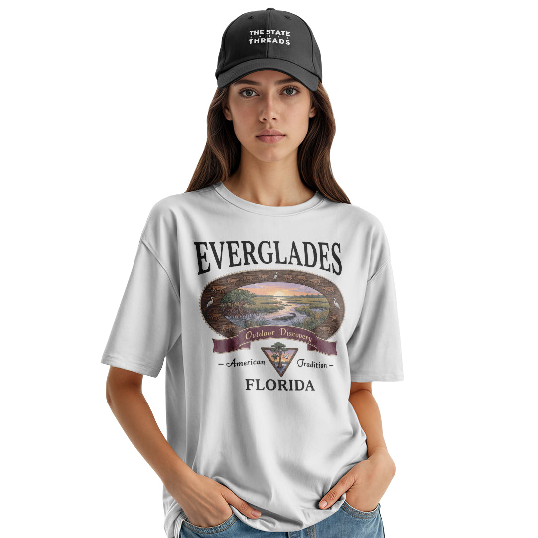 Everglades Florida Outdoor Discovery American Tradition Vintage Shirt