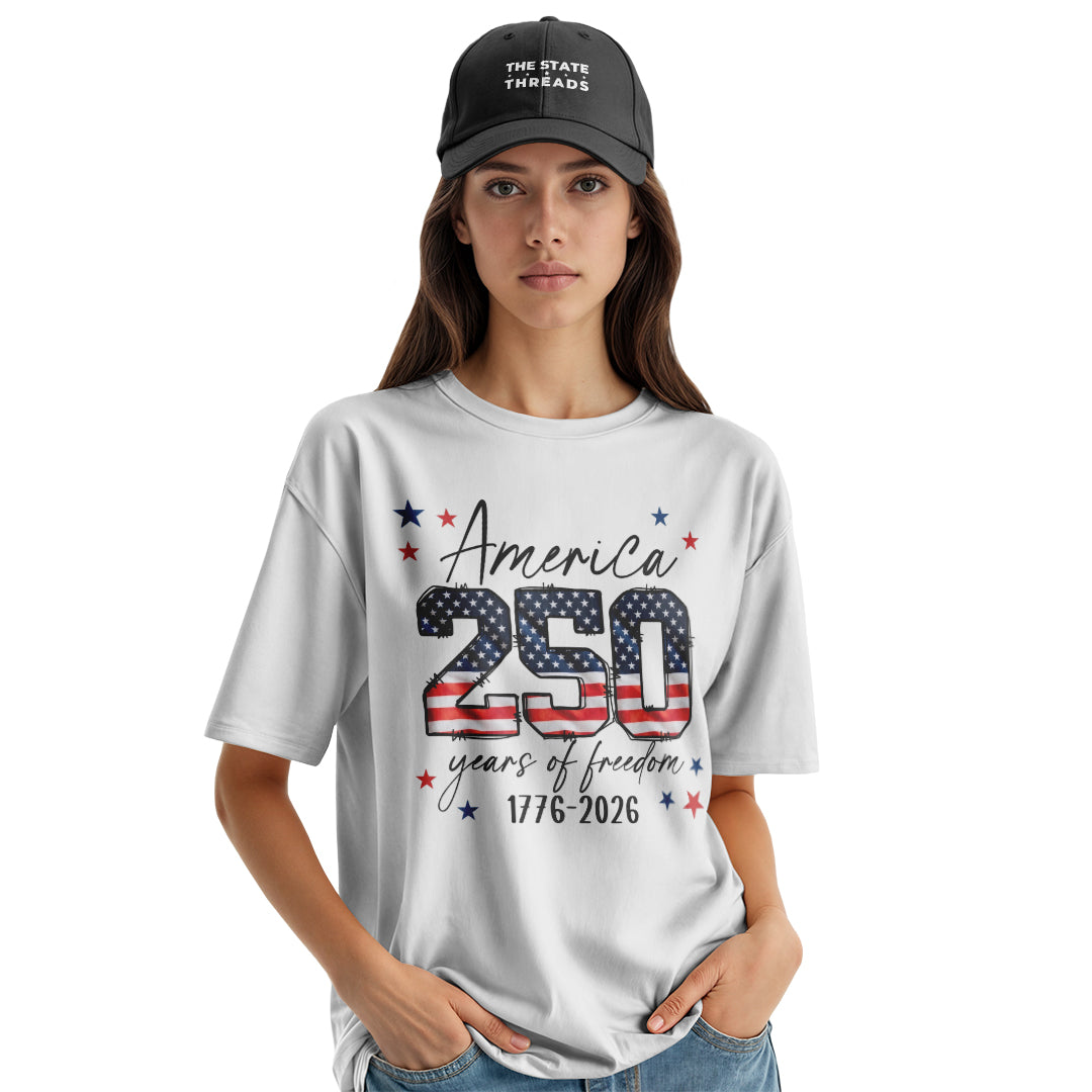 America 250 Years Freedom Anniversary Shirt