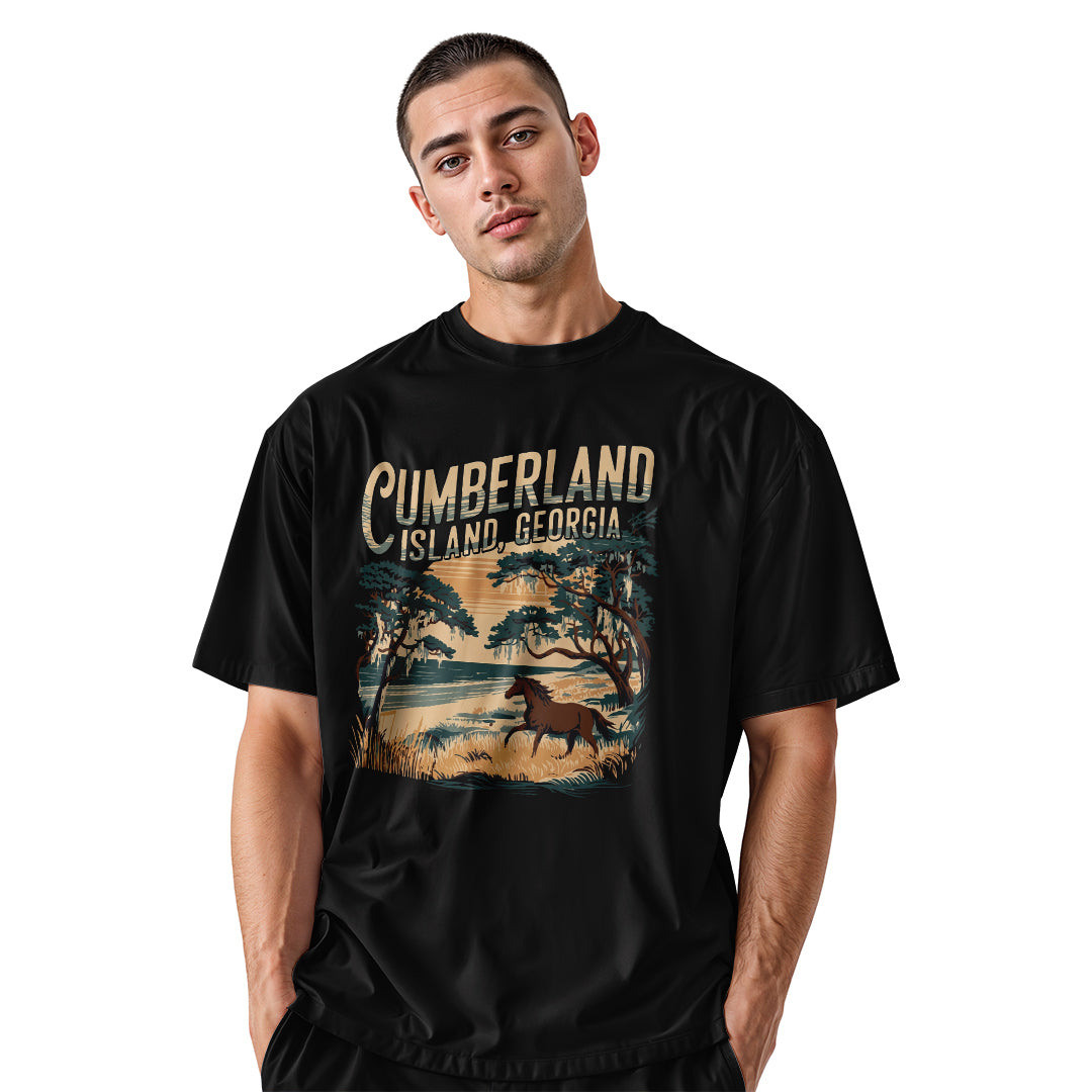 Cumberland Island Georgia Wild Horse Coastal Vintage Shirt