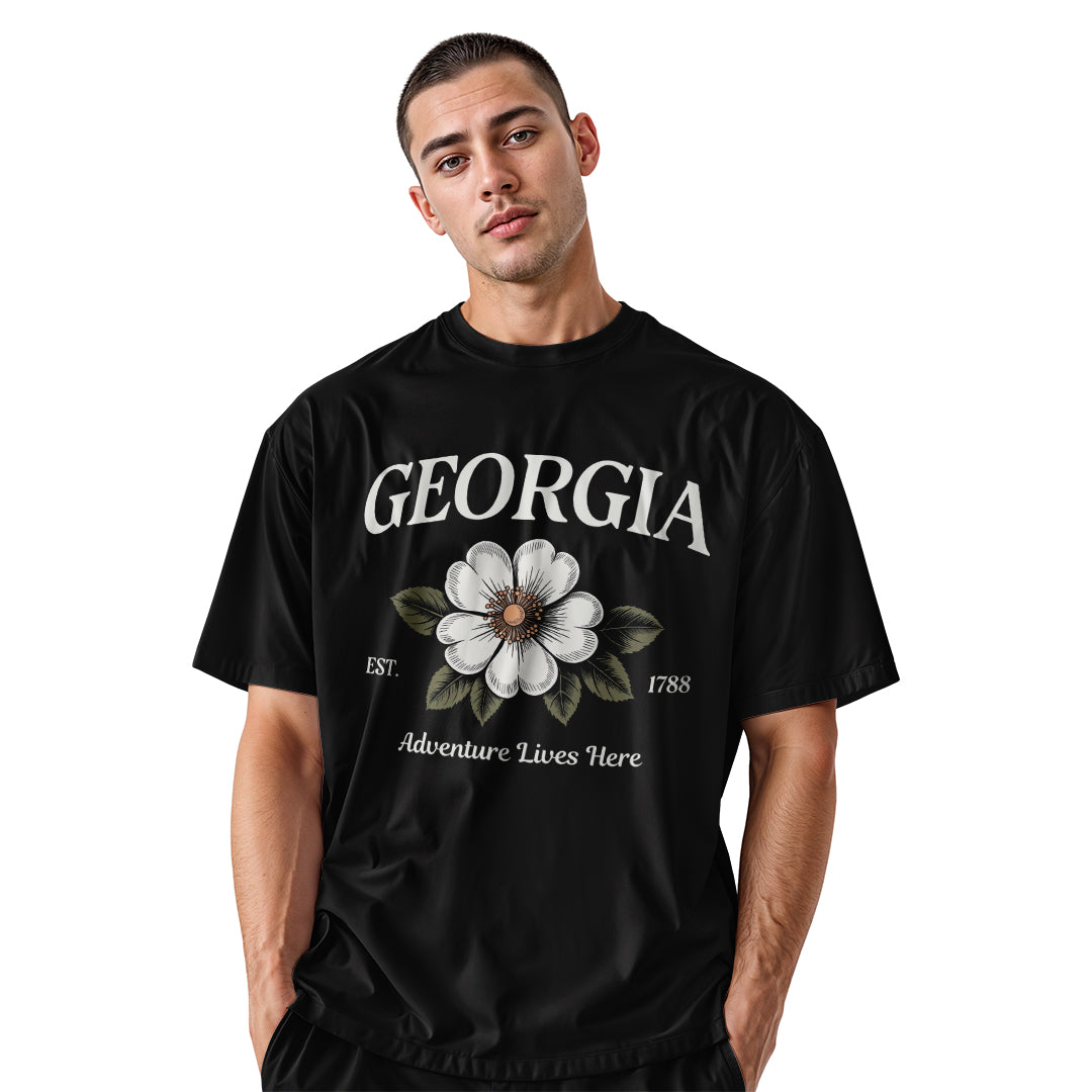 Georgia State Flower Cherokee Rose Adventure Vintage Shirt