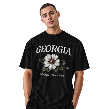 Georgia State Flower Cherokee Rose Adventure Vintage Shirt