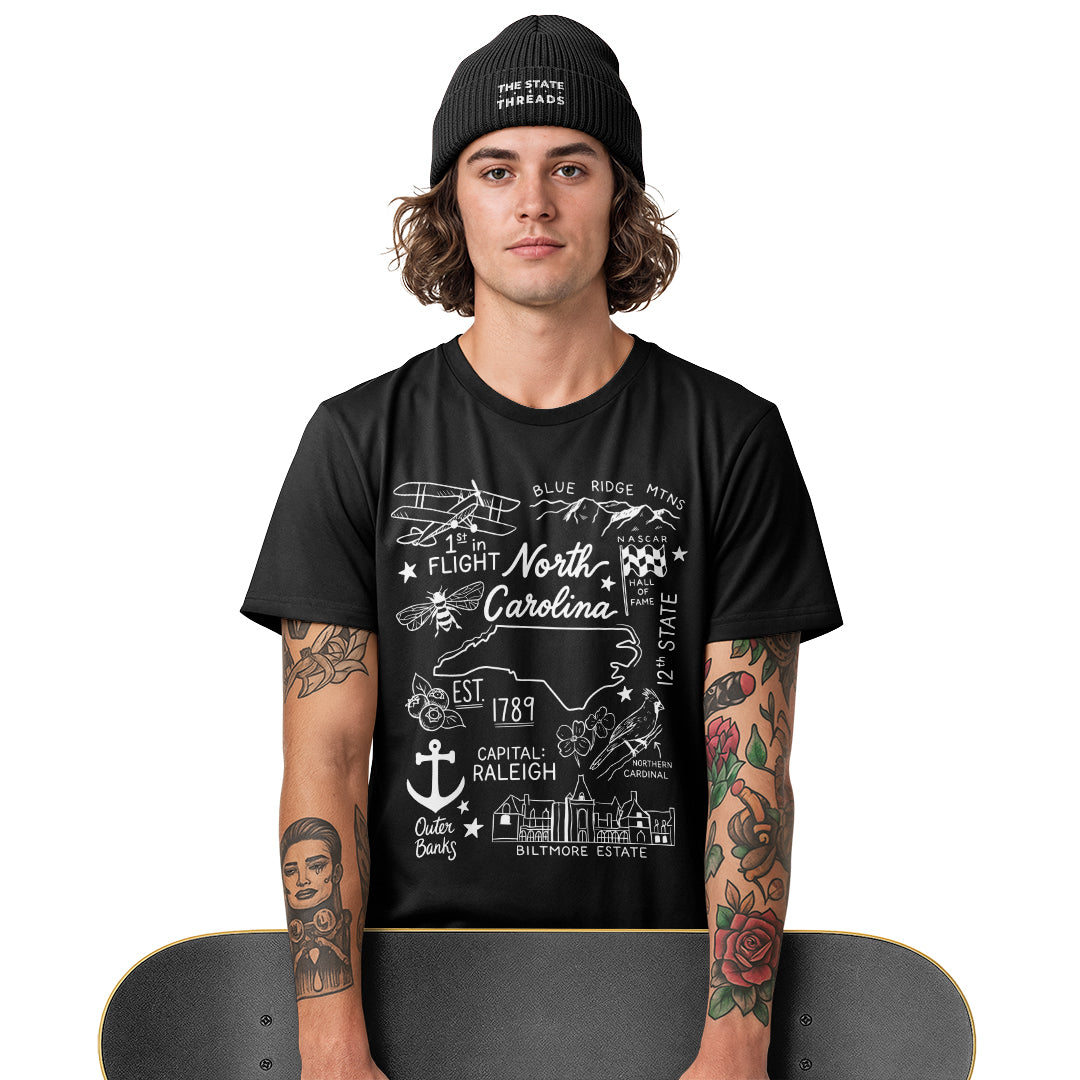 North Carolina Illustrated State Shirt