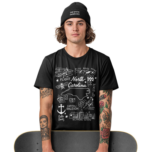 North Carolina Illustrated State Shirt