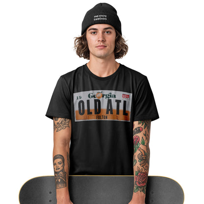 Old ATL Georgia Peach License Plate Vintage Shirt