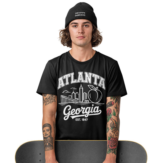 Atlanta Georgia Skyline Peach State Souvenir Shirt