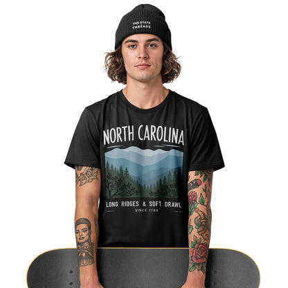 North Carolina Blue Ridge Long Ridges Soft Drawl Shirt
