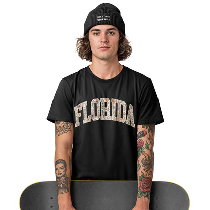 Florida Floral Varsity Preppy Sunshine State Vintage Shirt