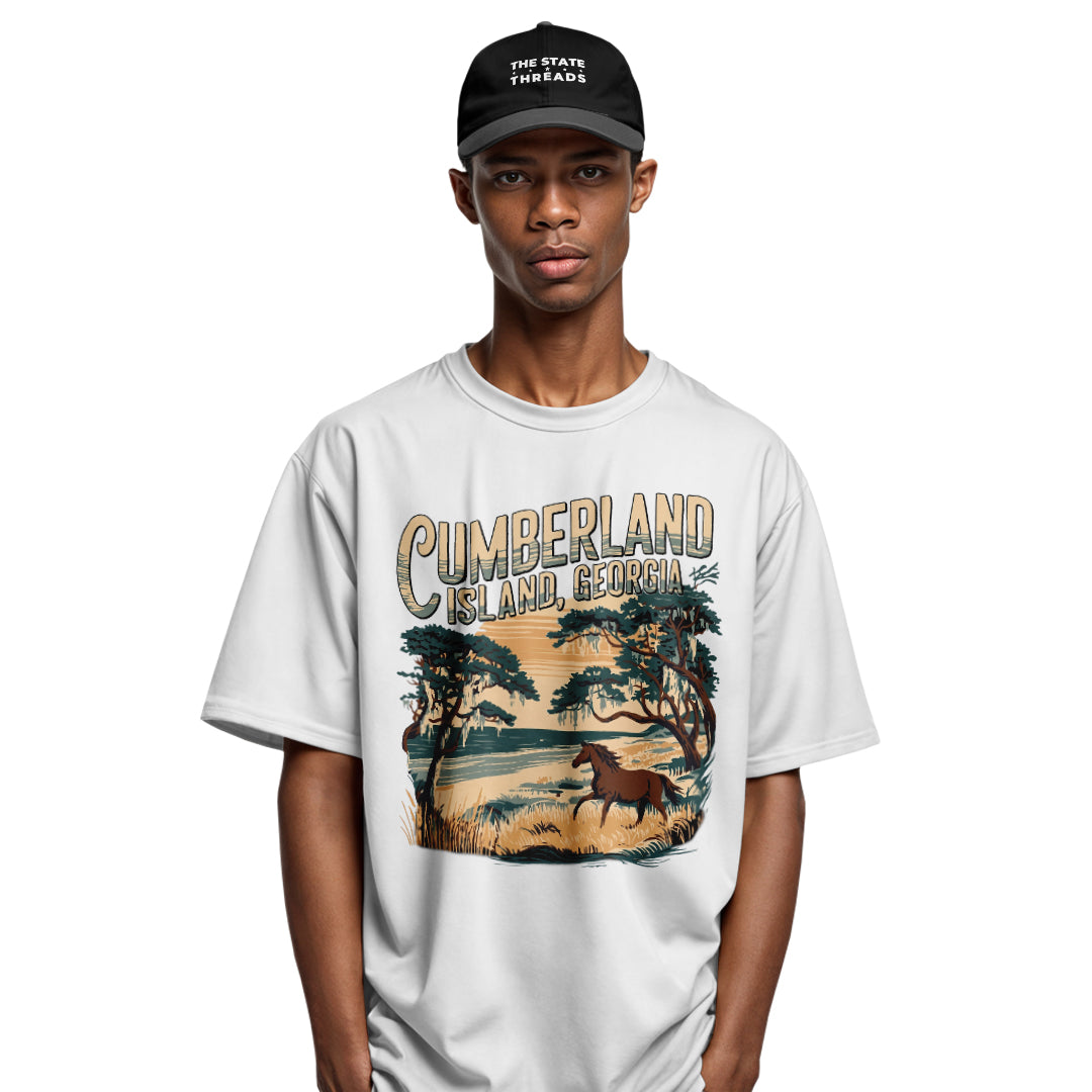 Cumberland Island Georgia Wild Horse Coastal Vintage Shirt