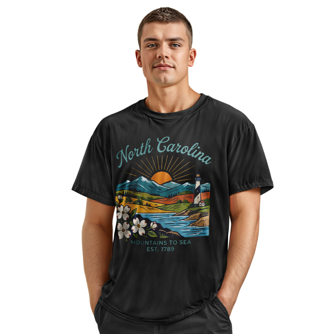 North Carolina Mountains to Sea Shirt