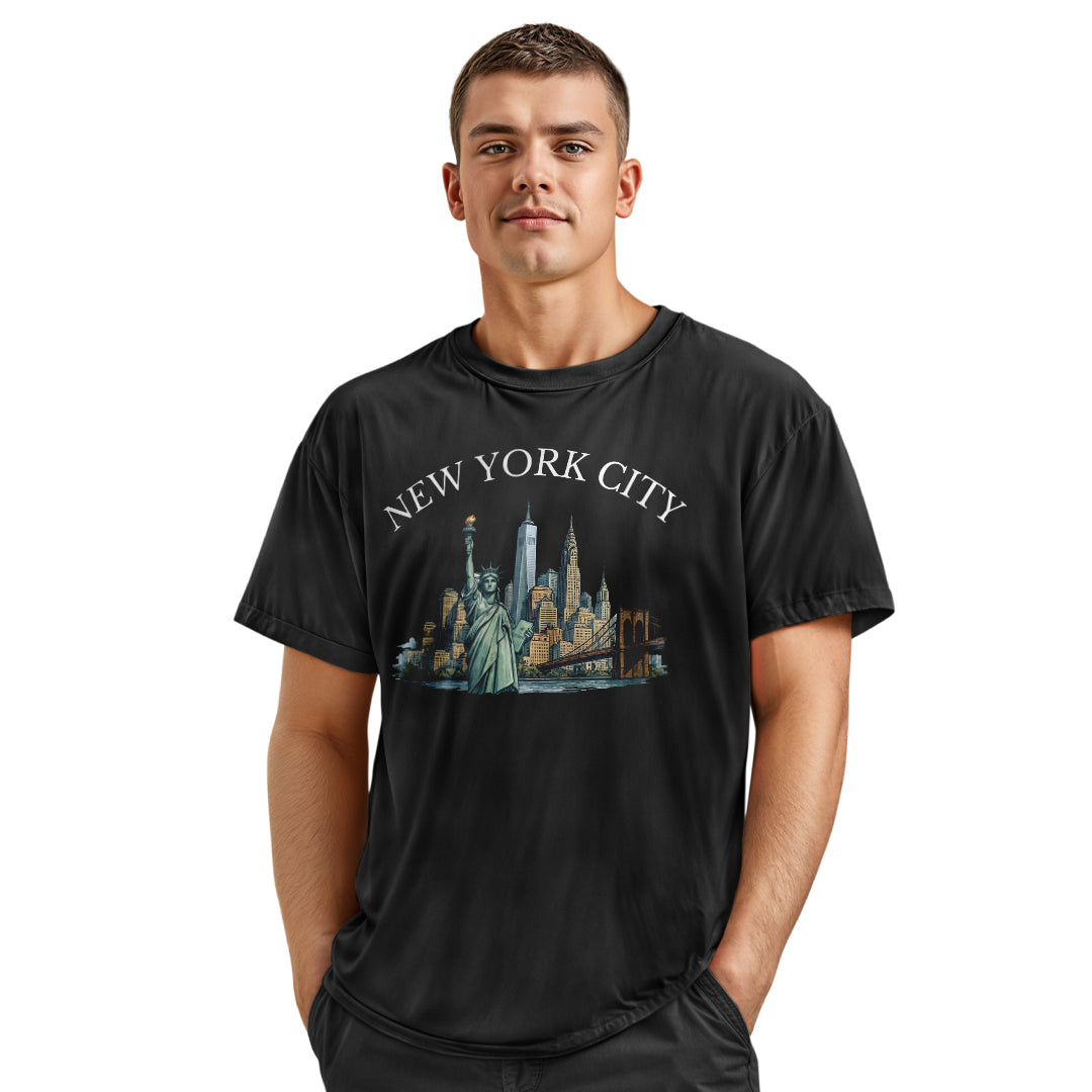 New York City Landmarks Vintage Souvenir Shirt