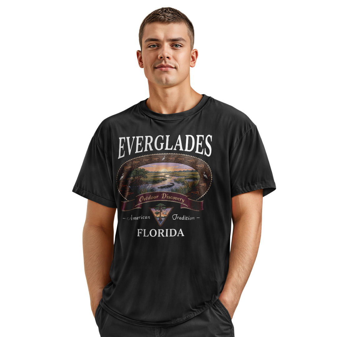 Everglades Florida Outdoor Discovery American Tradition Vintage Shirt