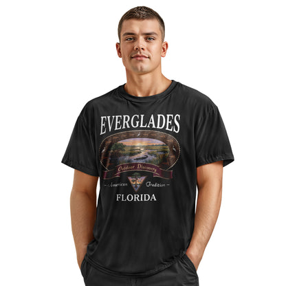 Everglades Florida Outdoor Discovery American Tradition Vintage Shirt