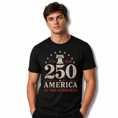 America 250 Years of Freedom Liberty Bell Shirt