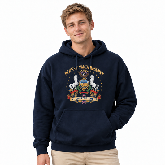 Pennsylvania Reserve Volunteer Corps Coat Of Arms Hoodie
